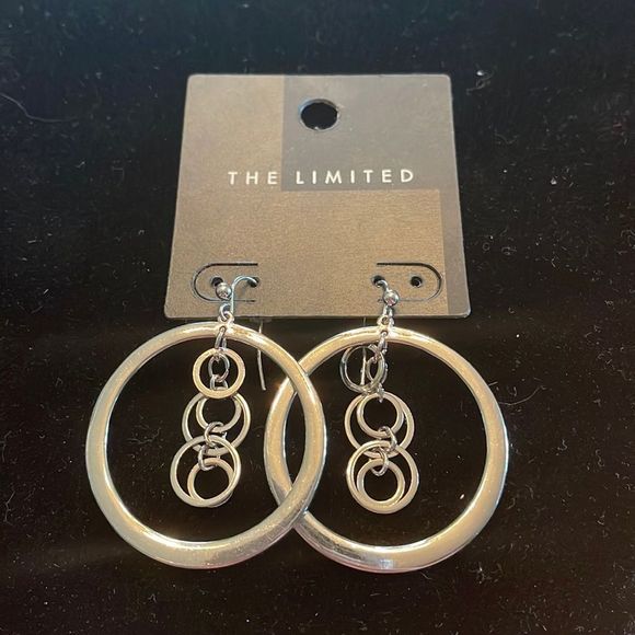 The Limited Hoop Dangle Earrings. - Picture 1 of 9